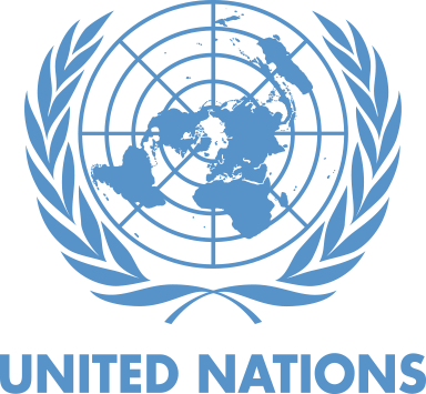 United Nations logo blue